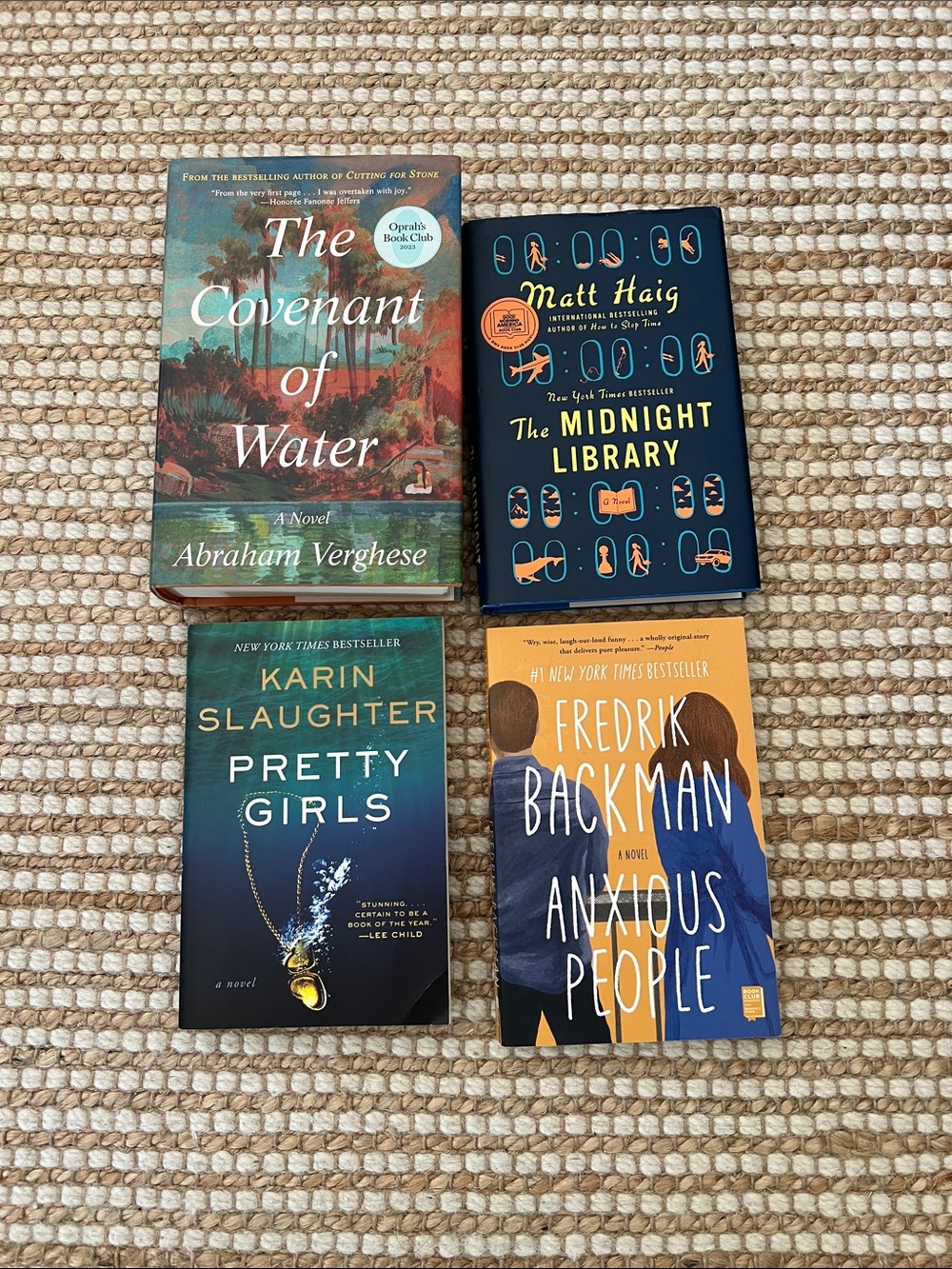 Book Lot: Backman, Slaugher, Haig and Verghese